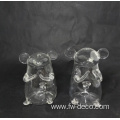 glass decorative salt and pepper shakers